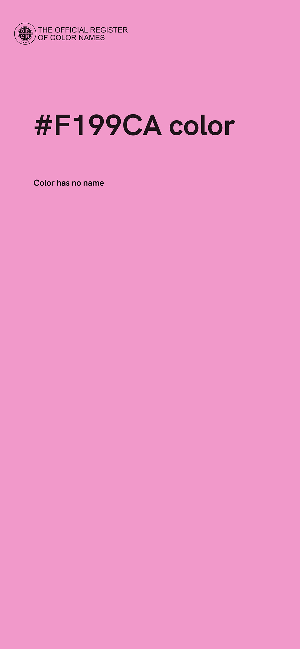#F199CA color image