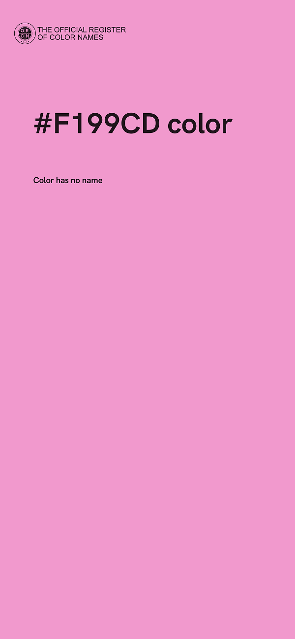 #F199CD color image