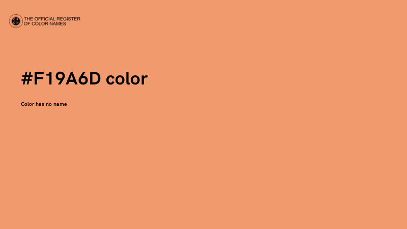 #F19A6D color image
