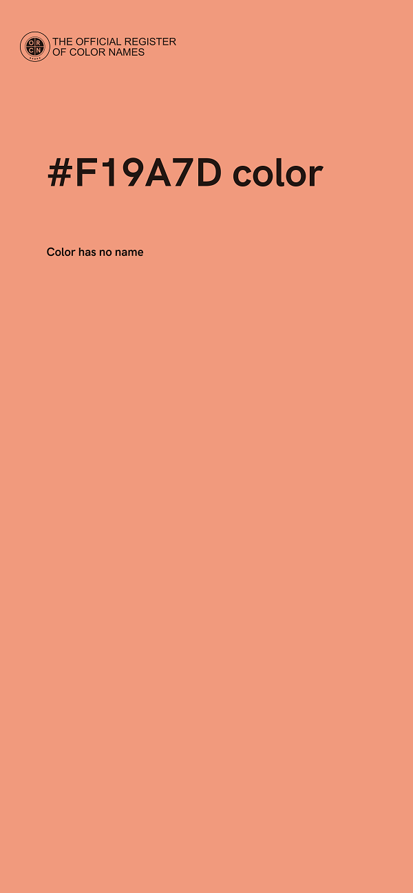 #F19A7D color image