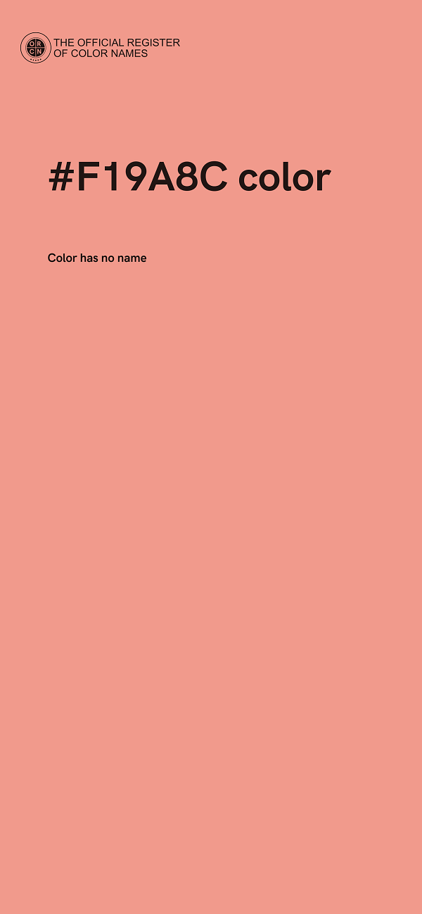 #F19A8C color image