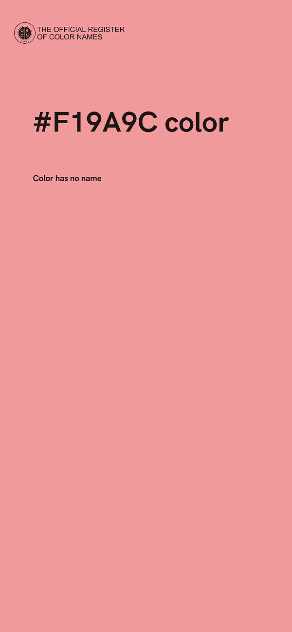 #F19A9C color image