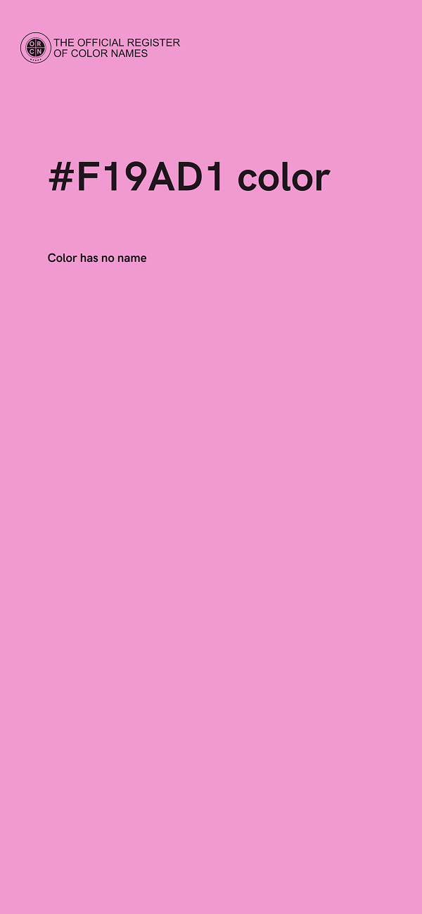 #F19AD1 color image
