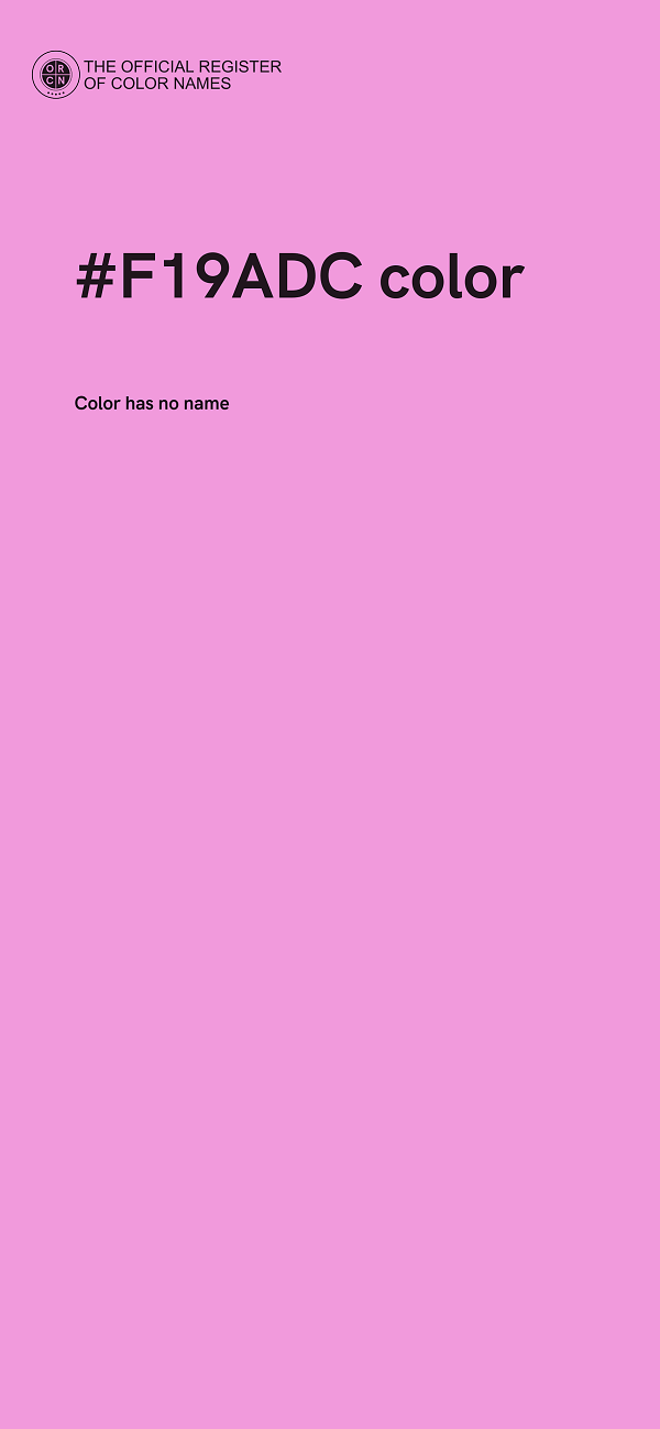 #F19ADC color image