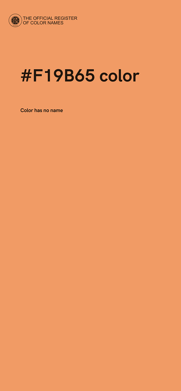 #F19B65 color image