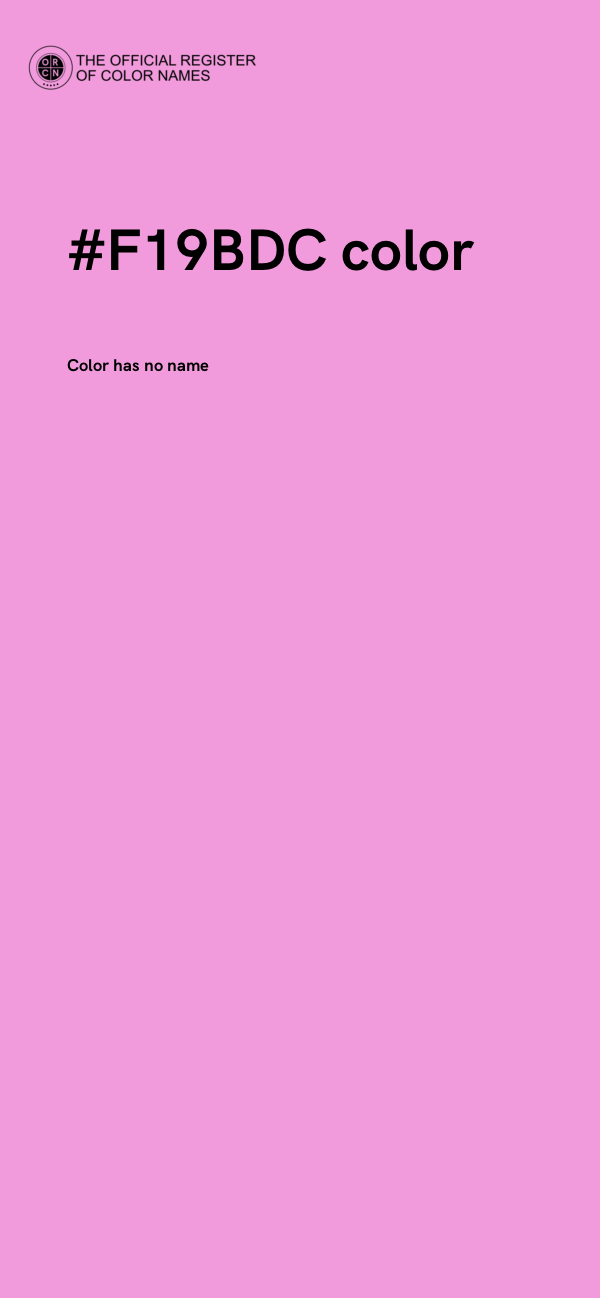 #F19BDC color image