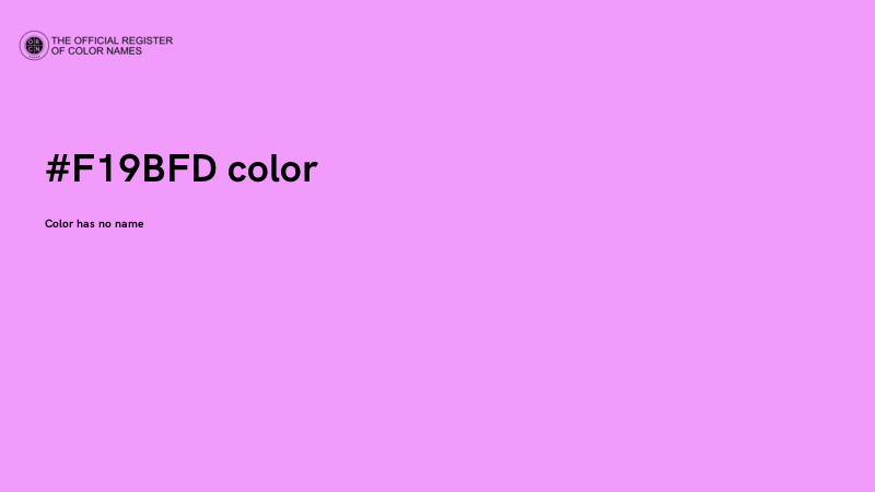 #F19BFD color image