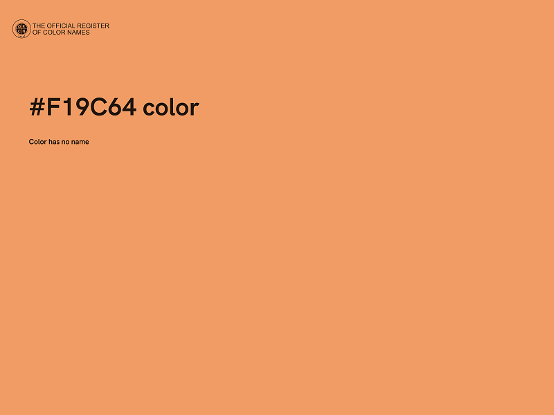 #F19C64 color image