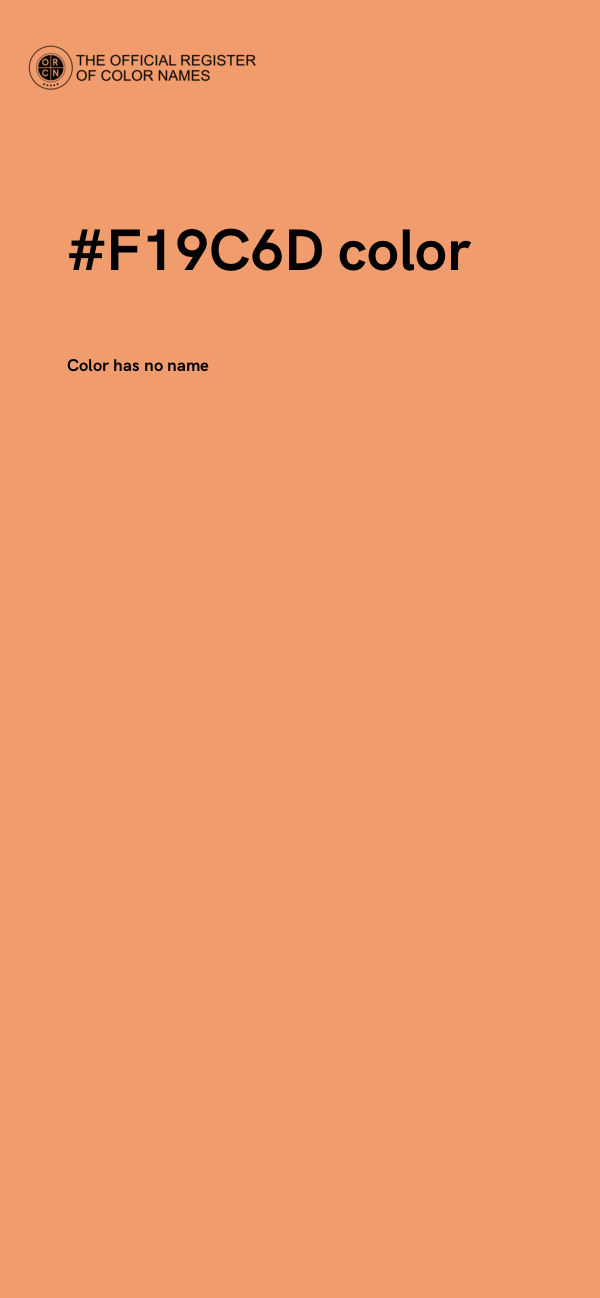 #F19C6D color image