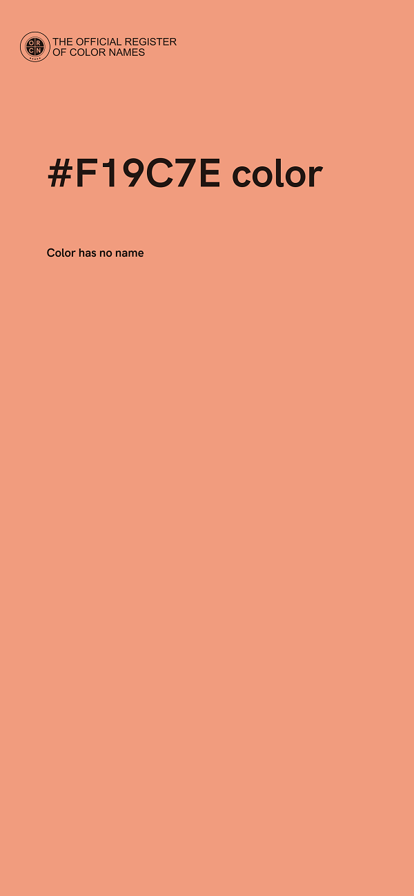 #F19C7E color image