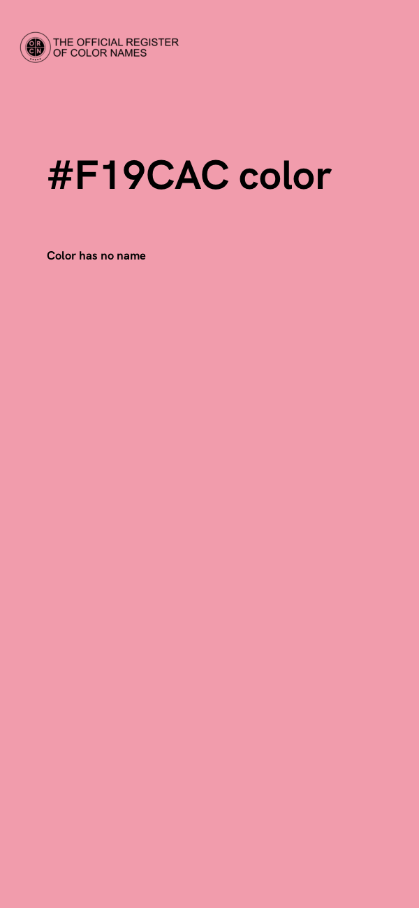 #F19CAC color image