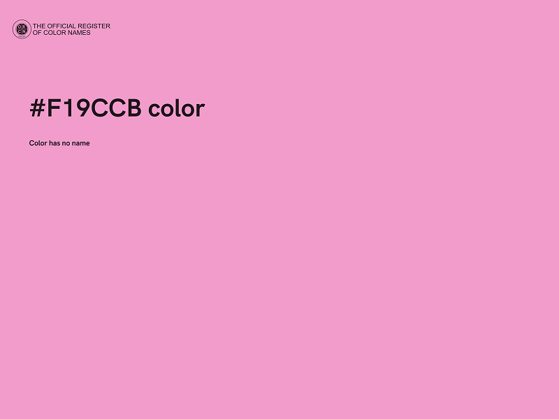 #F19CCB color image
