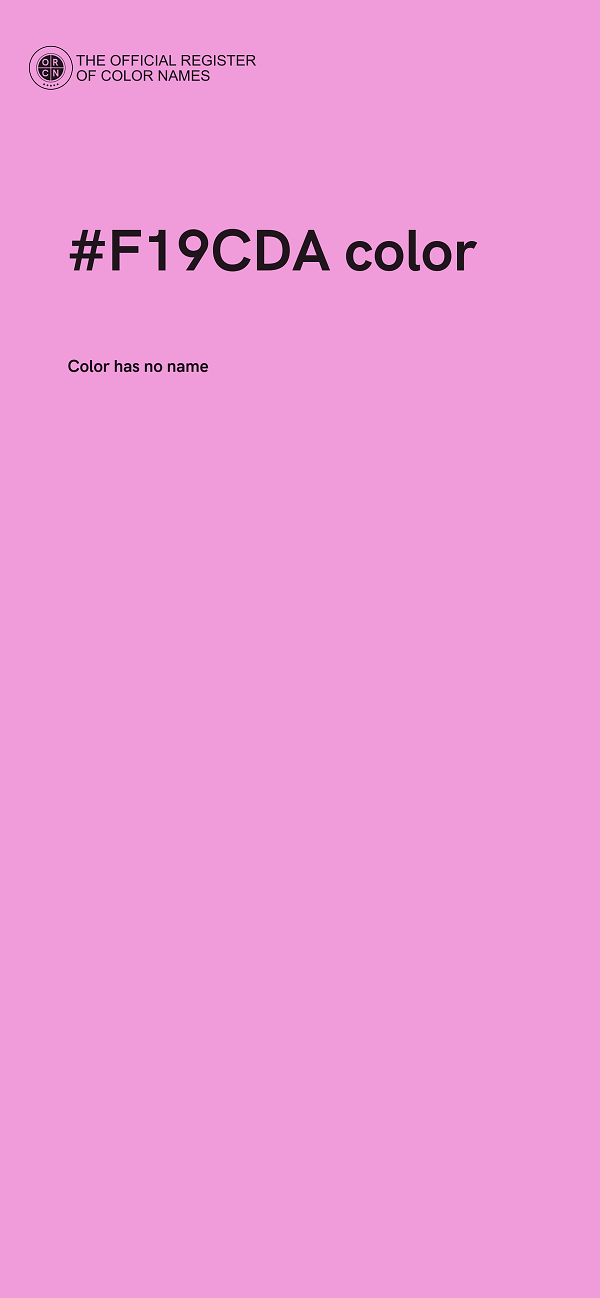 #F19CDA color image