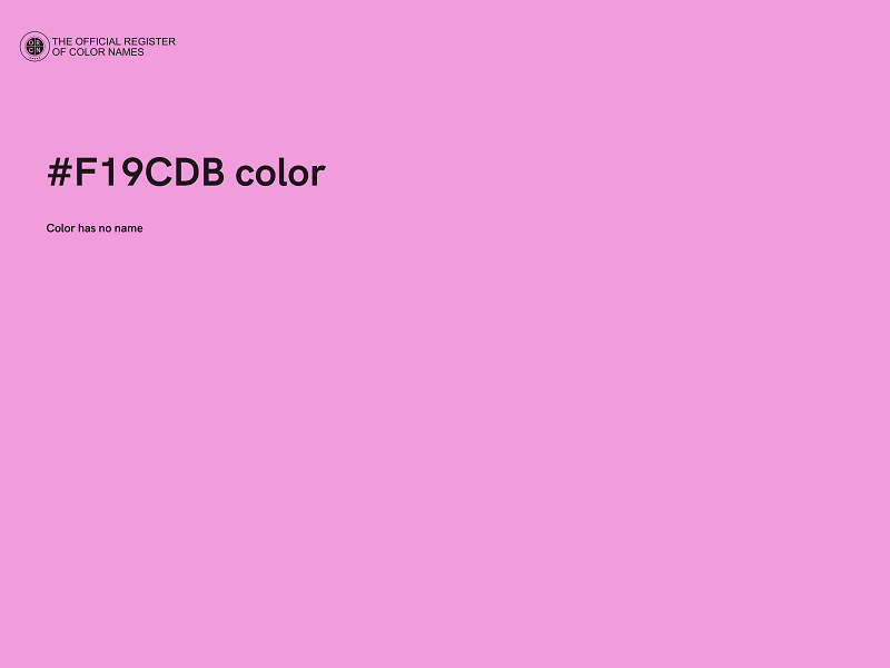 #F19CDB color image