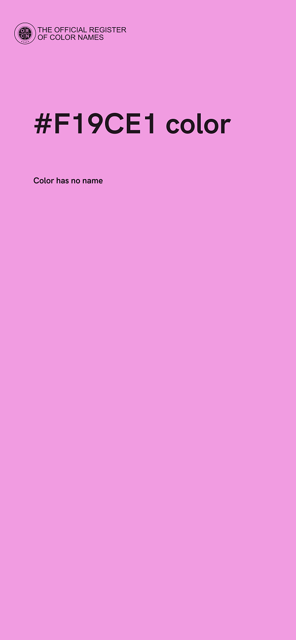 #F19CE1 color image
