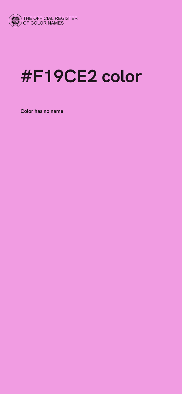 #F19CE2 color image