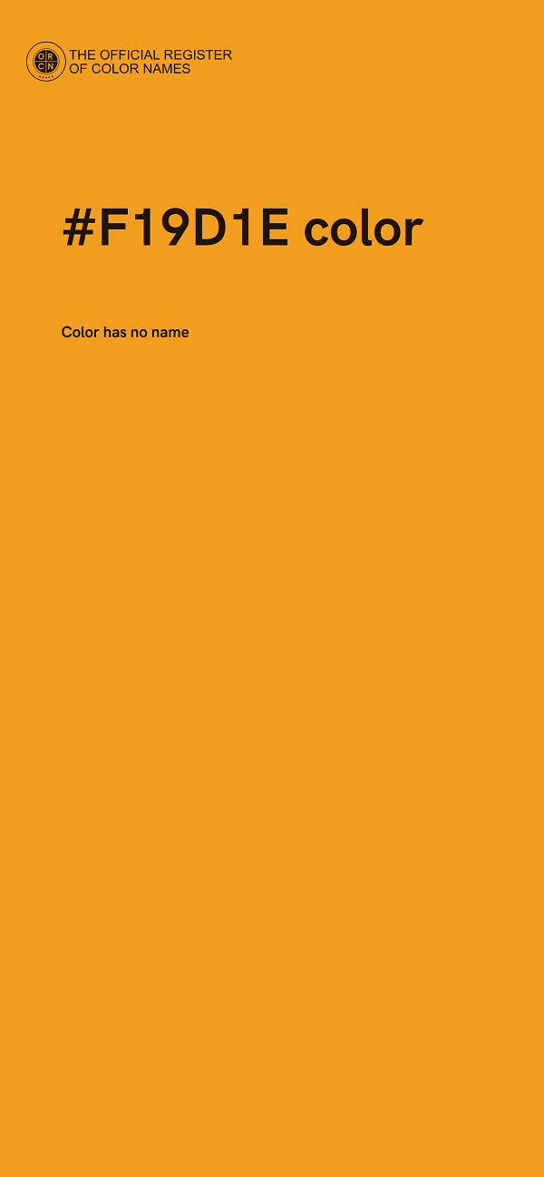 #F19D1E color image
