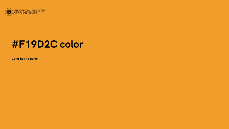 #F19D2C color image