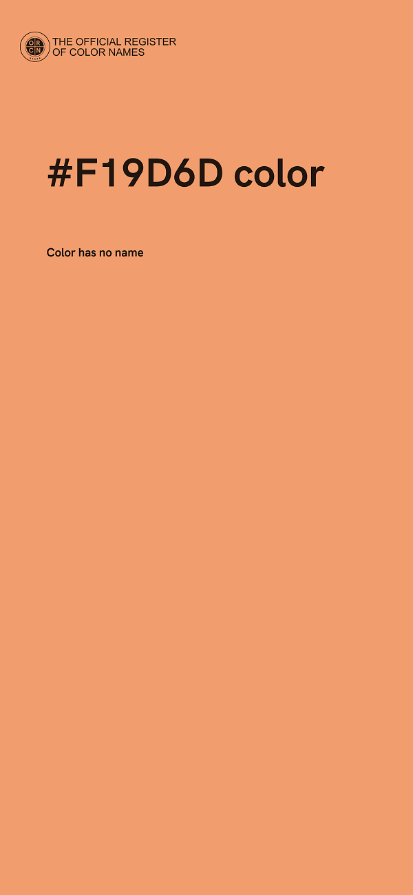 #F19D6D color image
