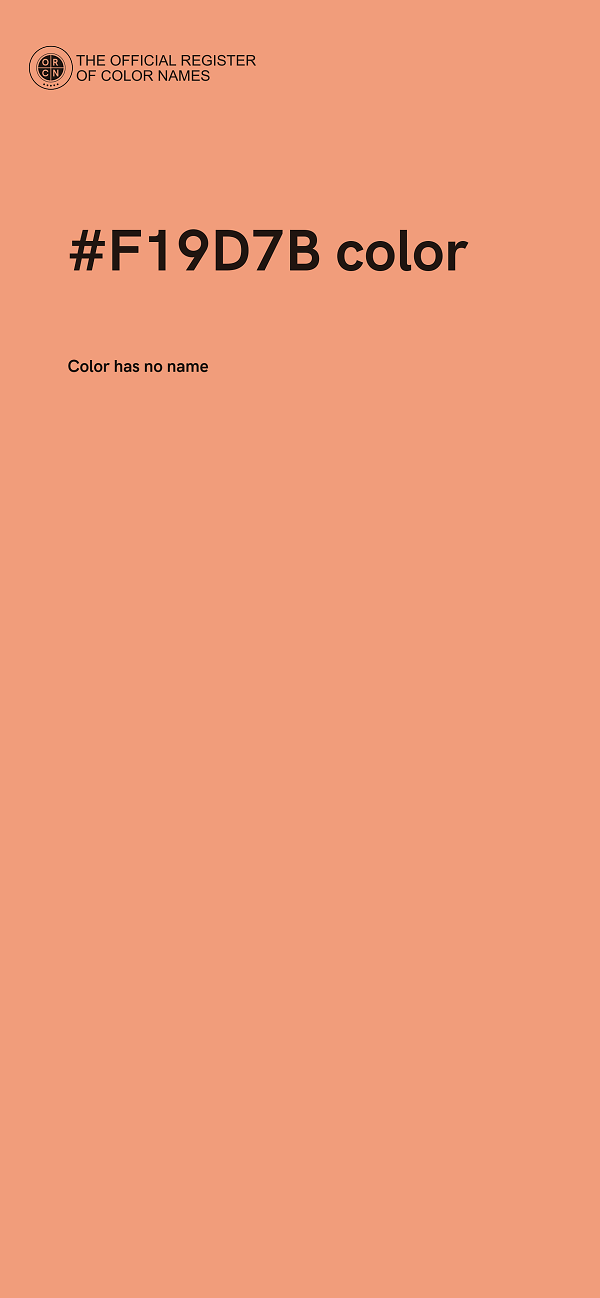 #F19D7B color image