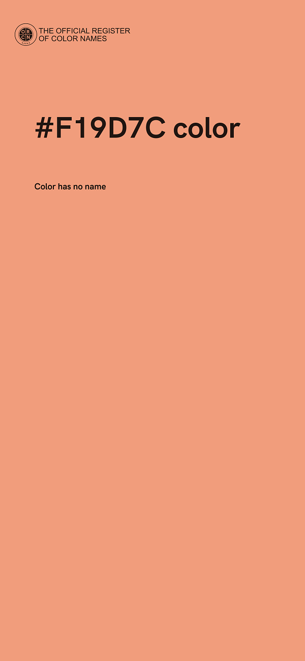 #F19D7C color image
