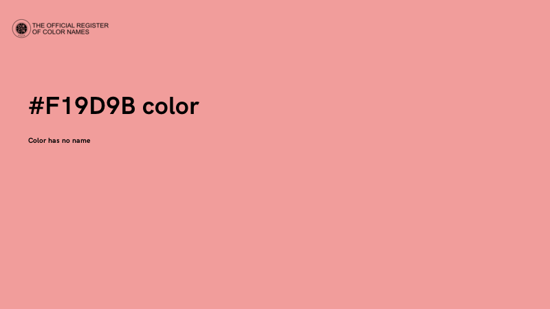 #F19D9B color image