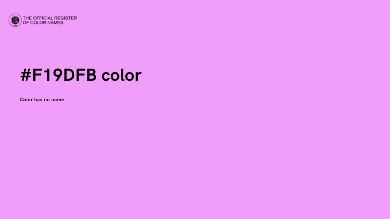 #F19DFB color image