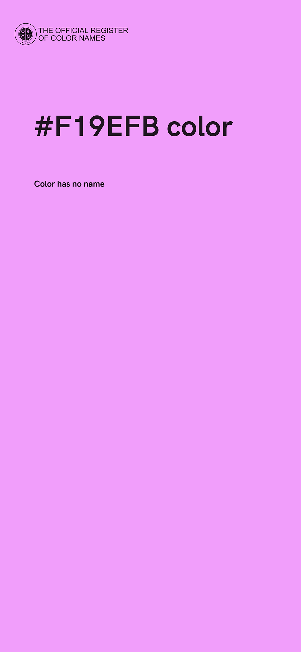 #F19EFB color image