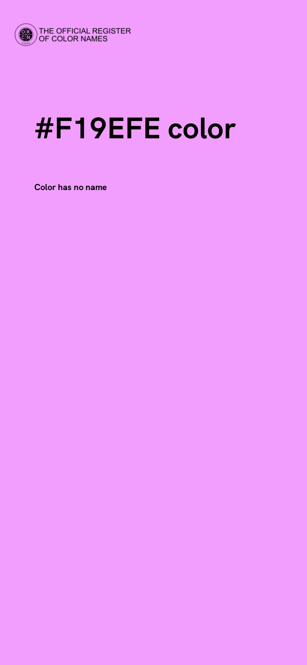 #F19EFE color image