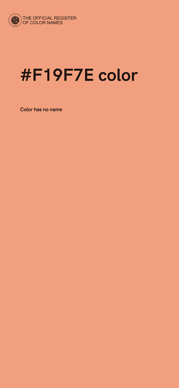 #F19F7E color image