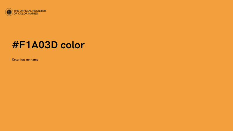 #F1A03D color image