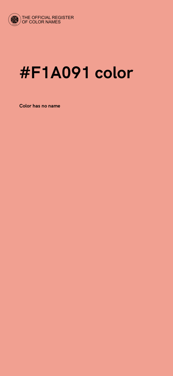 #F1A091 color image