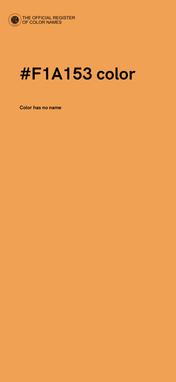 #F1A153 color image