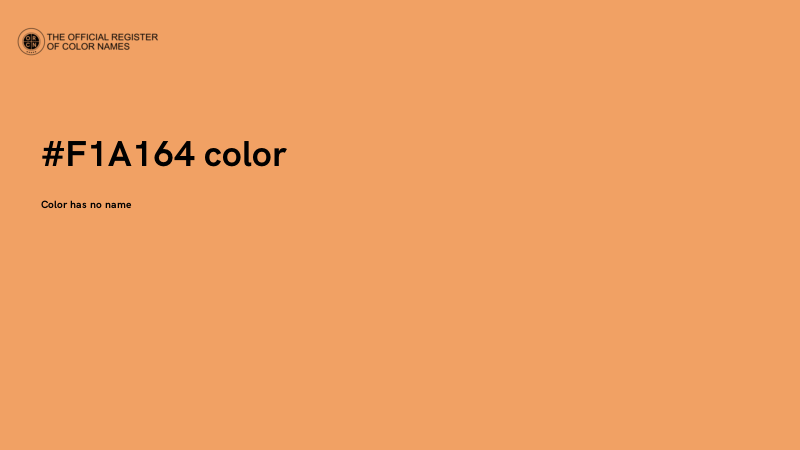 #F1A164 color image