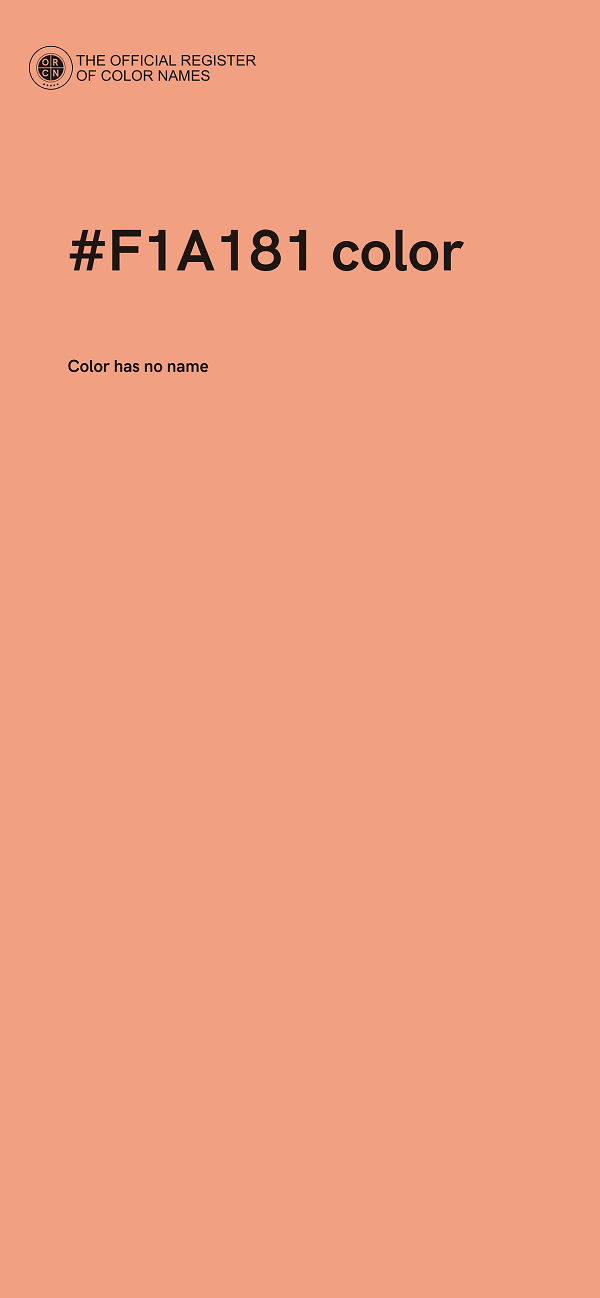 #F1A181 color image