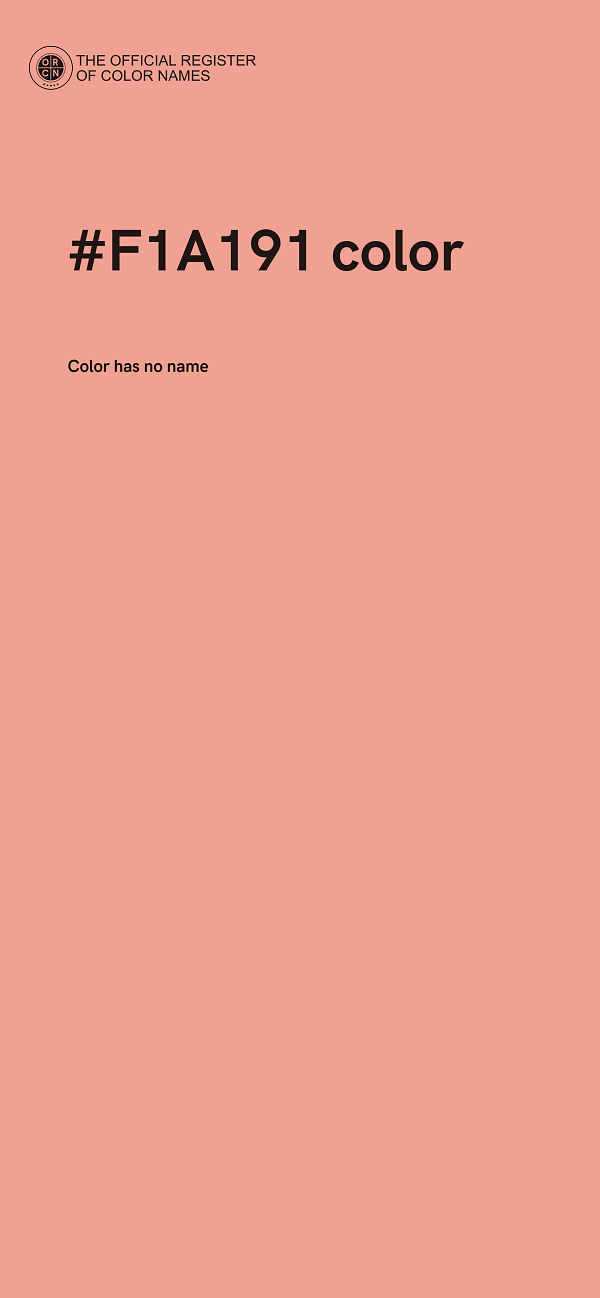 #F1A191 color image