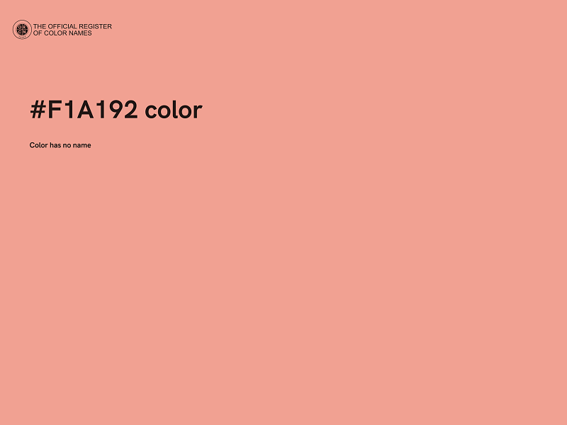 #F1A192 color image