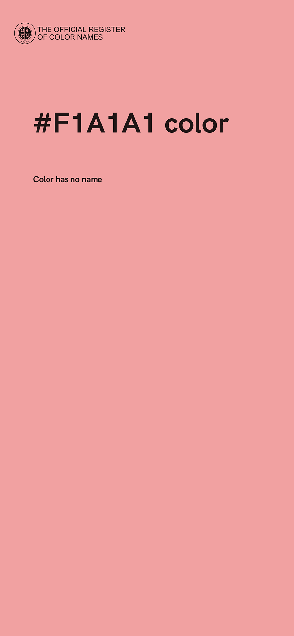 #F1A1A1 color image