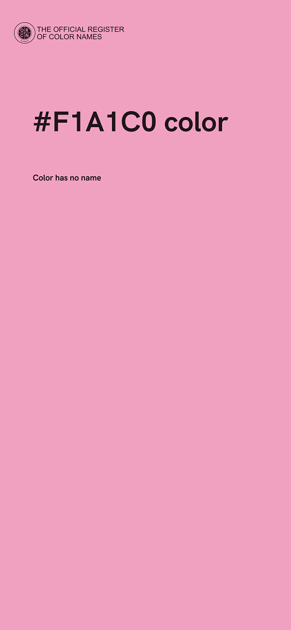 #F1A1C0 color image