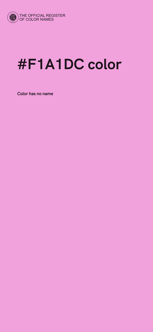 #F1A1DC color image