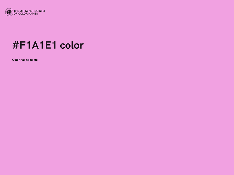 #F1A1E1 color image