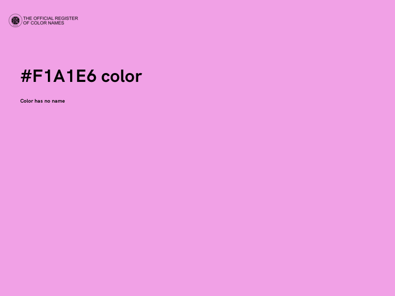 #F1A1E6 color image
