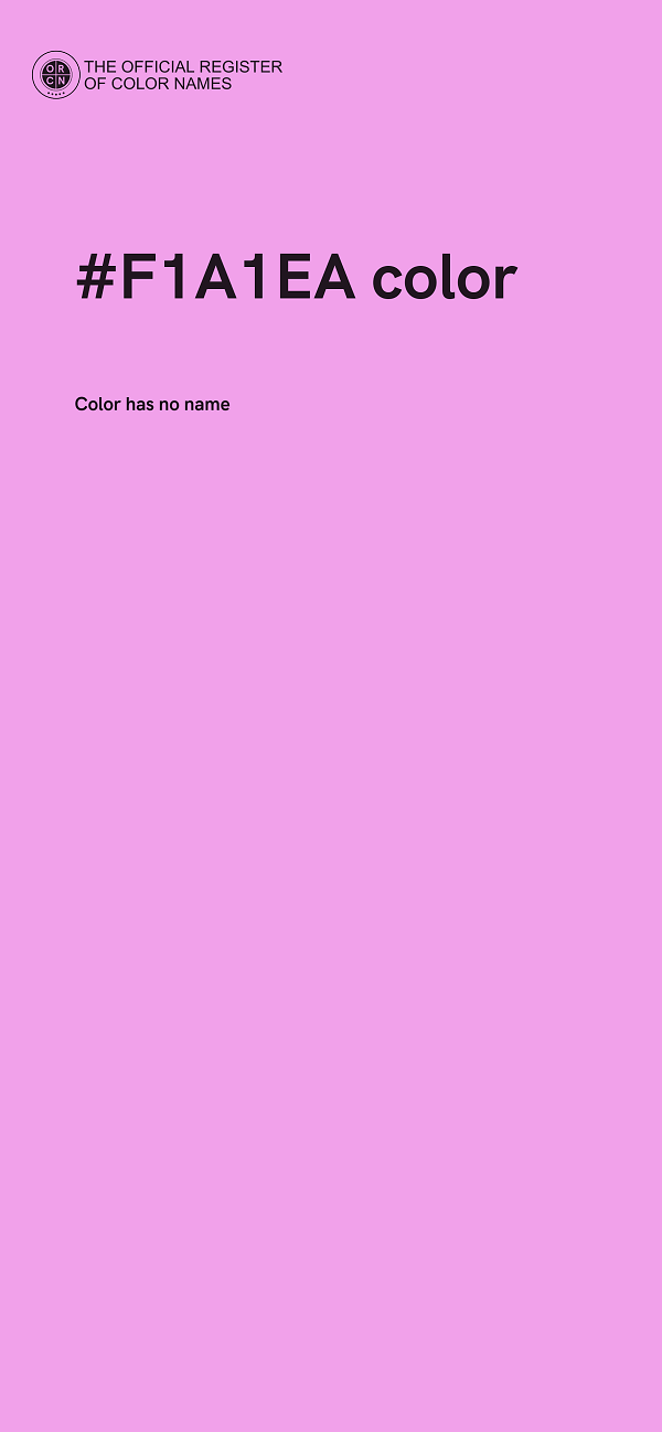 #F1A1EA color image