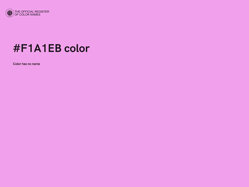 #F1A1EB color image