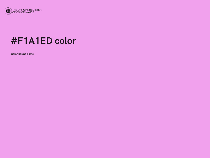 #F1A1ED color image
