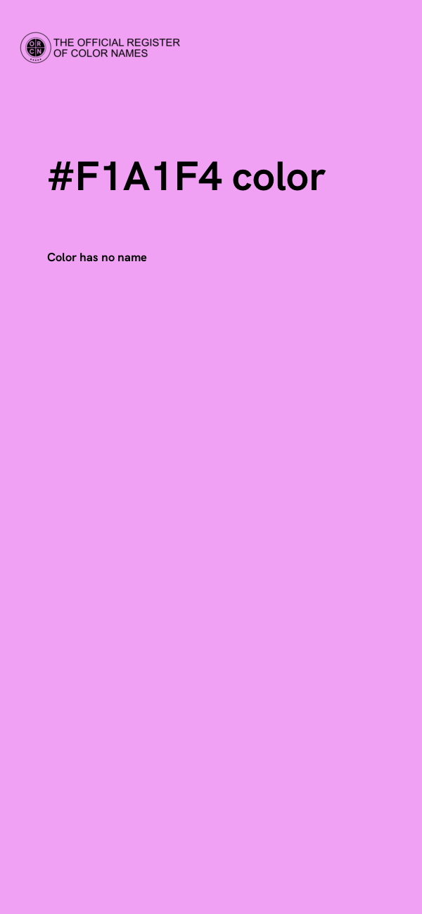 #F1A1F4 color image