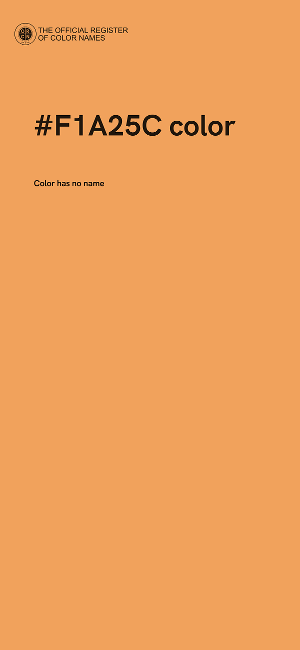 #F1A25C color image