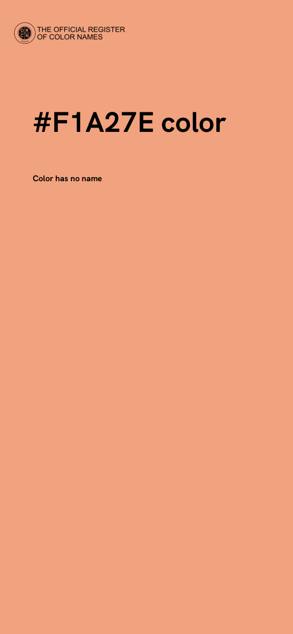 #F1A27E color image