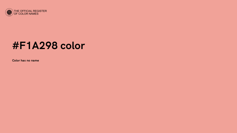 #F1A298 color image