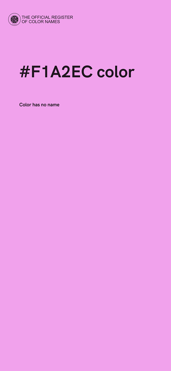 #F1A2EC color image